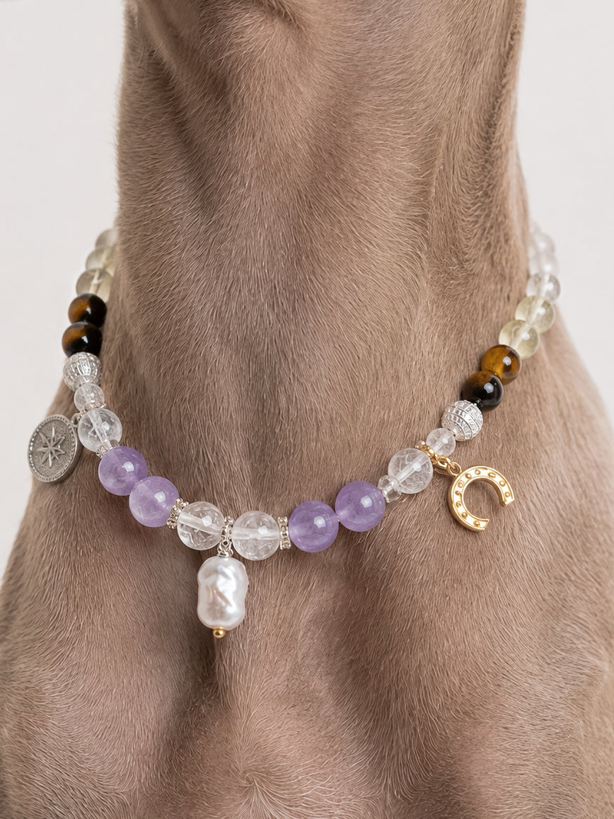 REFLET | Luxury Crystals Dog Necklace | 30-35CM