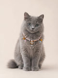ROSÉE | Luxury Pearl Dog Necklace | 32CM