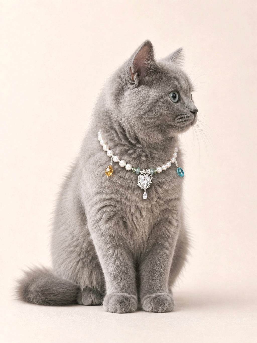 ONDEE | Luxury Pearl Dog Necklace