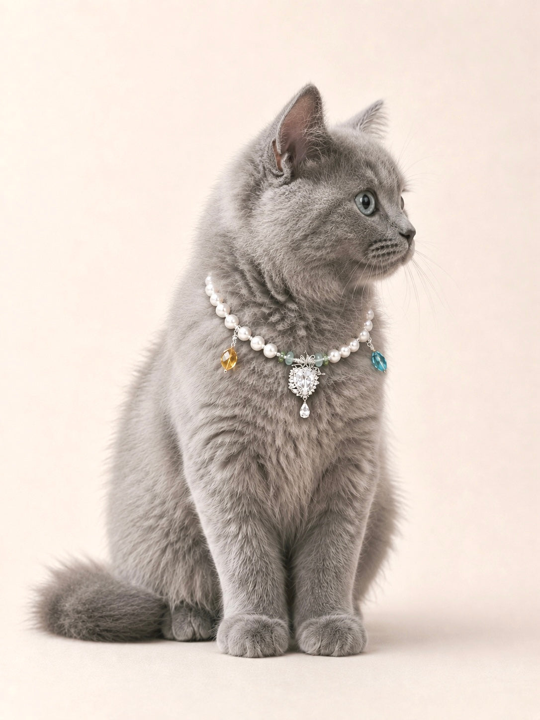 ONDEE | Luxury Pearl Dog Necklace