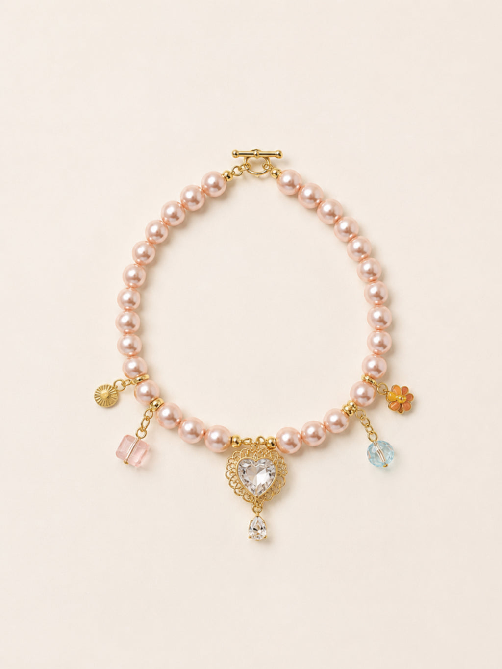 ROSÉE | Luxury Pearl Dog Necklace | 32CM