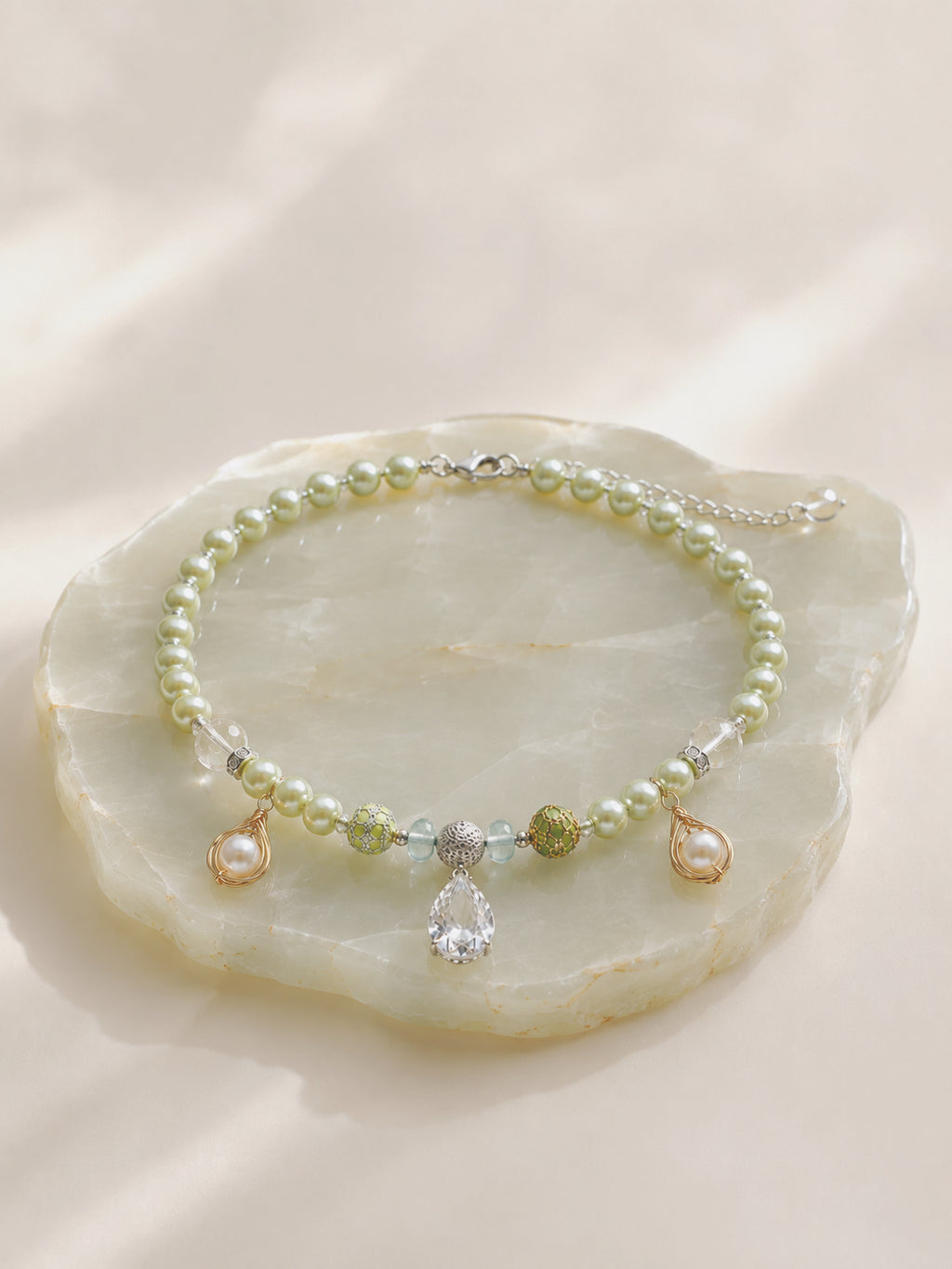 VERDURE | Luxury Pearl Dog Necklace | 35-40CM