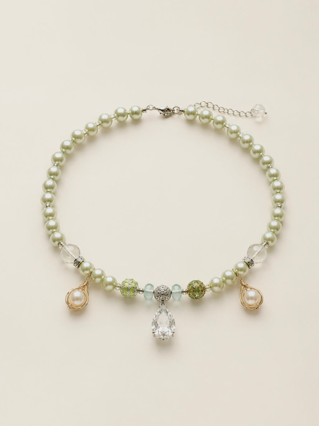 VERDURE | Luxury Pearl Dog Necklace | 35-40CM