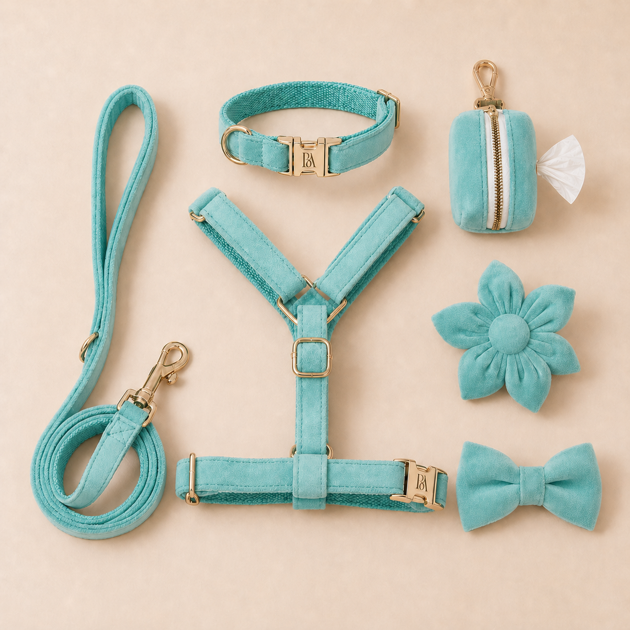 Sea Salt Velvet Garden Set