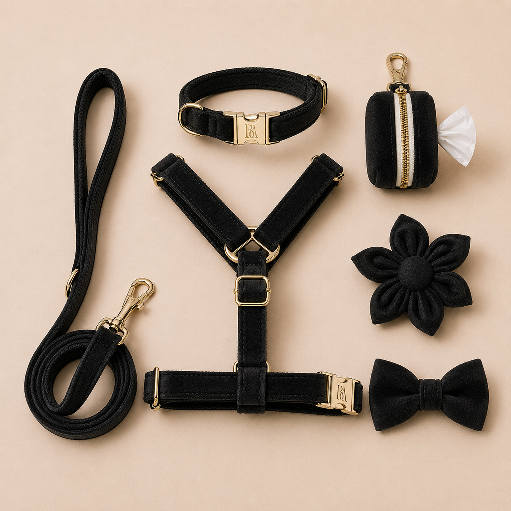 Noir Velvet Garden Set