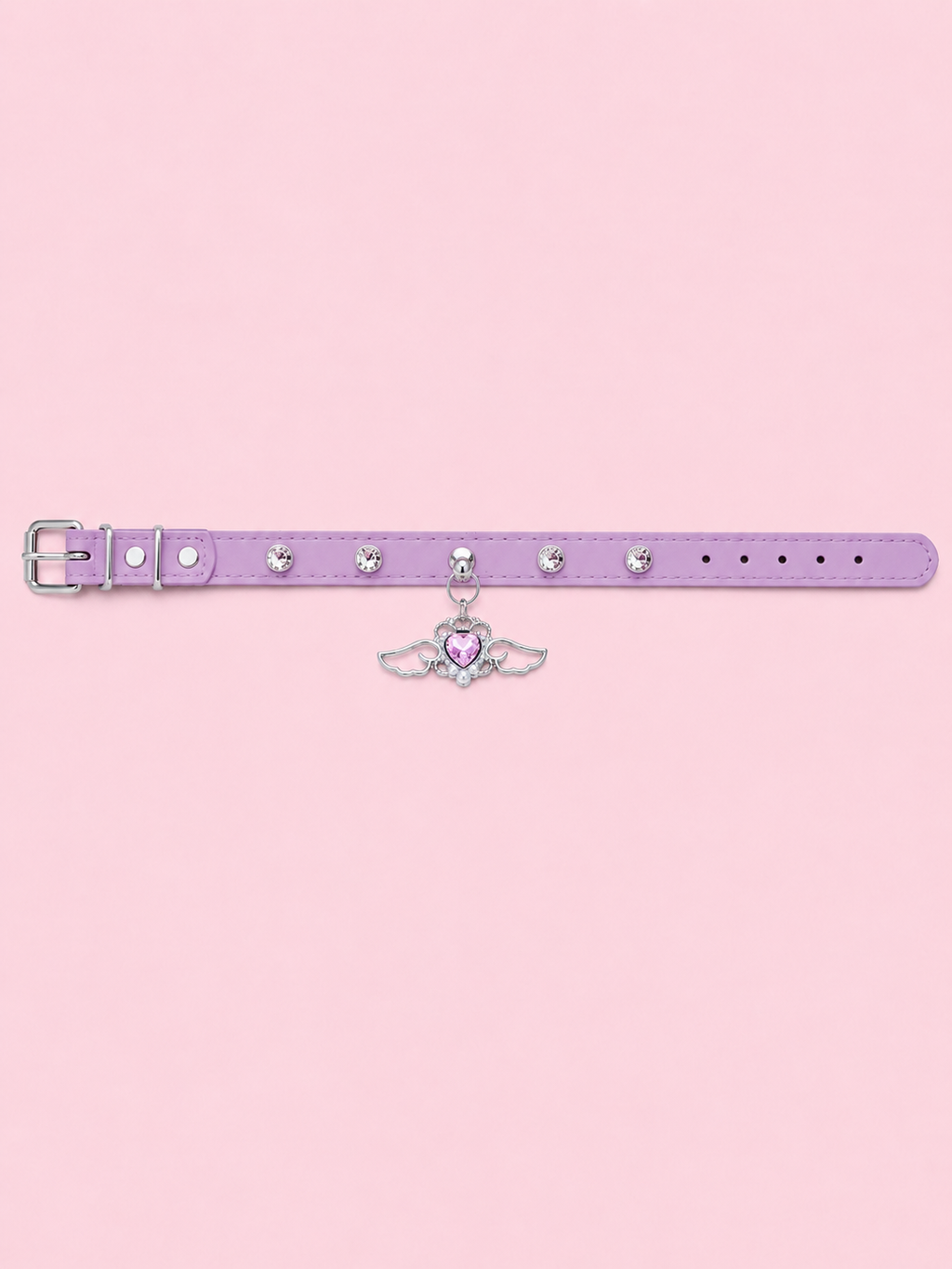 Lavender Angel Baby Collar