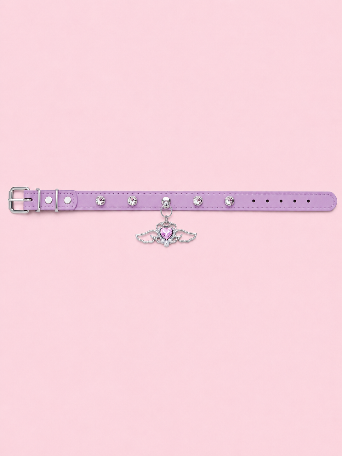 Lavender Angel Baby Collar