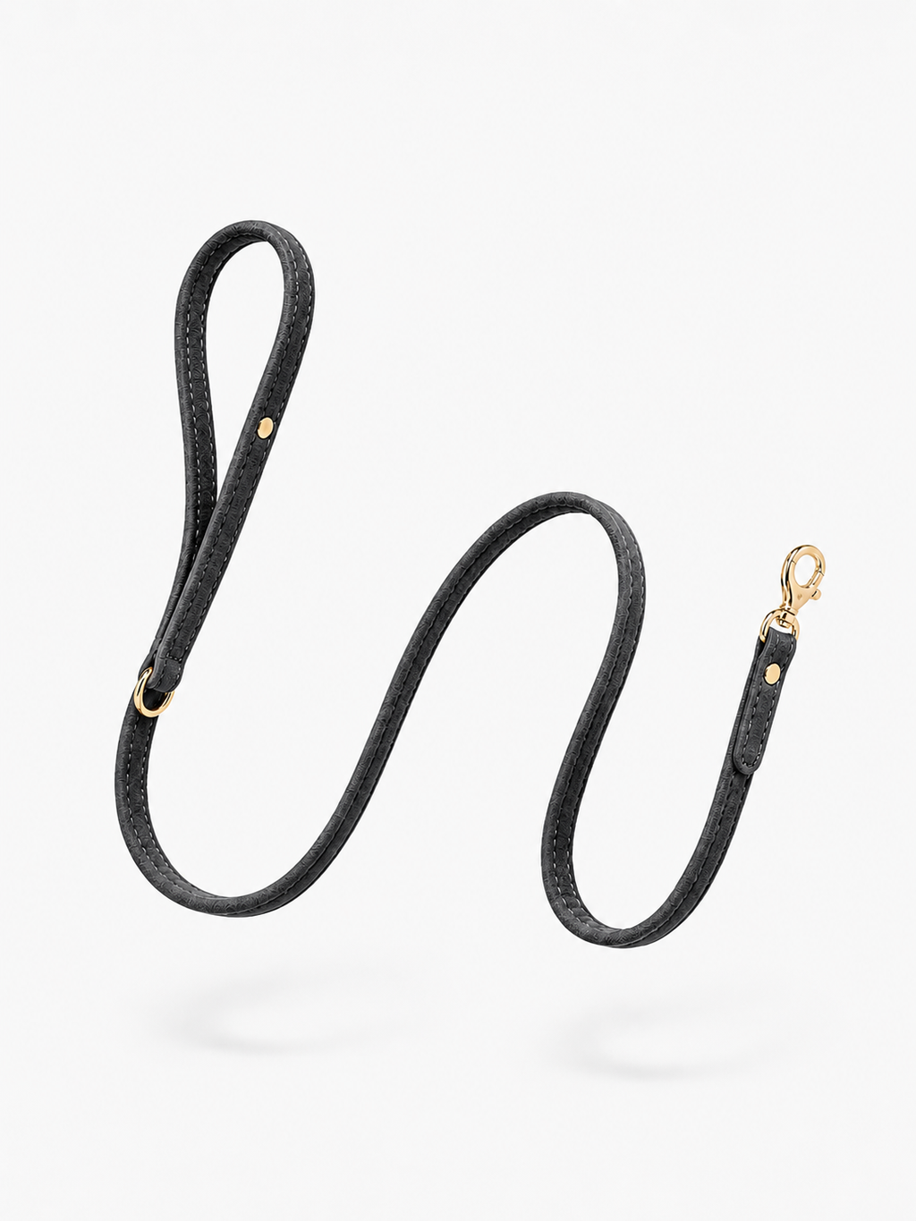 Graphite Velvet Pet Leash