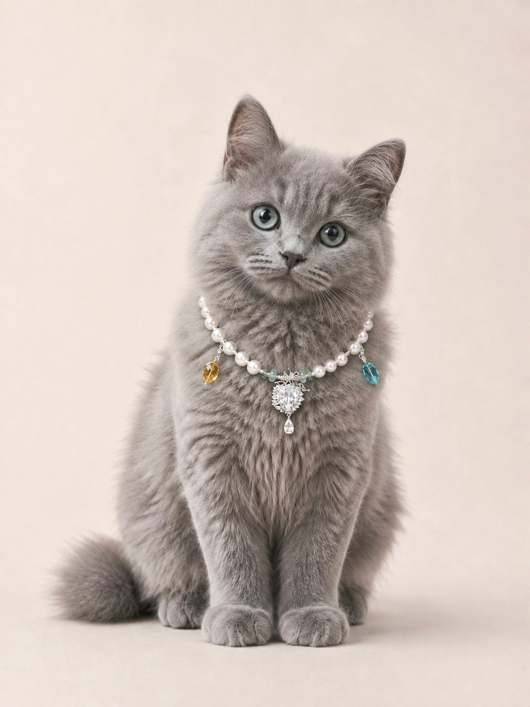 ONDEE | Luxury Pearl Dog Necklace