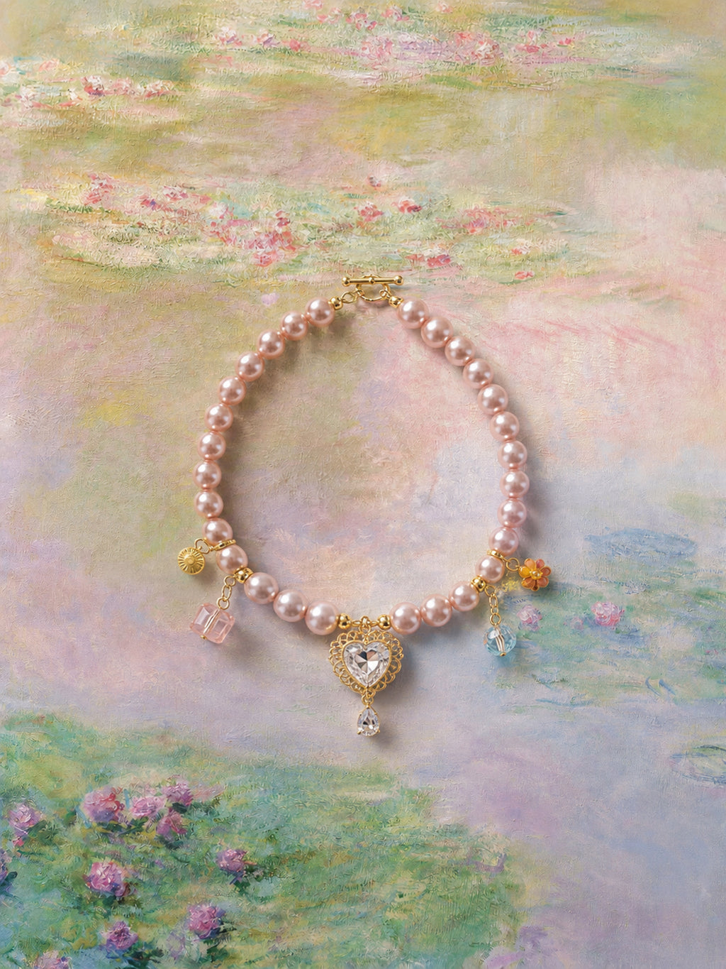 ROSÉE | Luxury Pearl Dog Necklace | 32CM