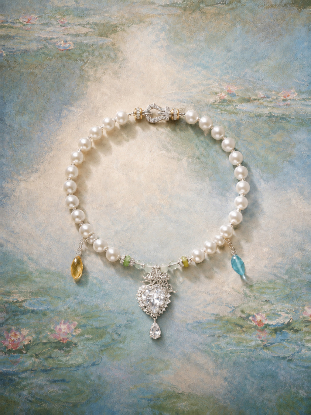 ONDEE | Luxury Pearl Dog Necklace