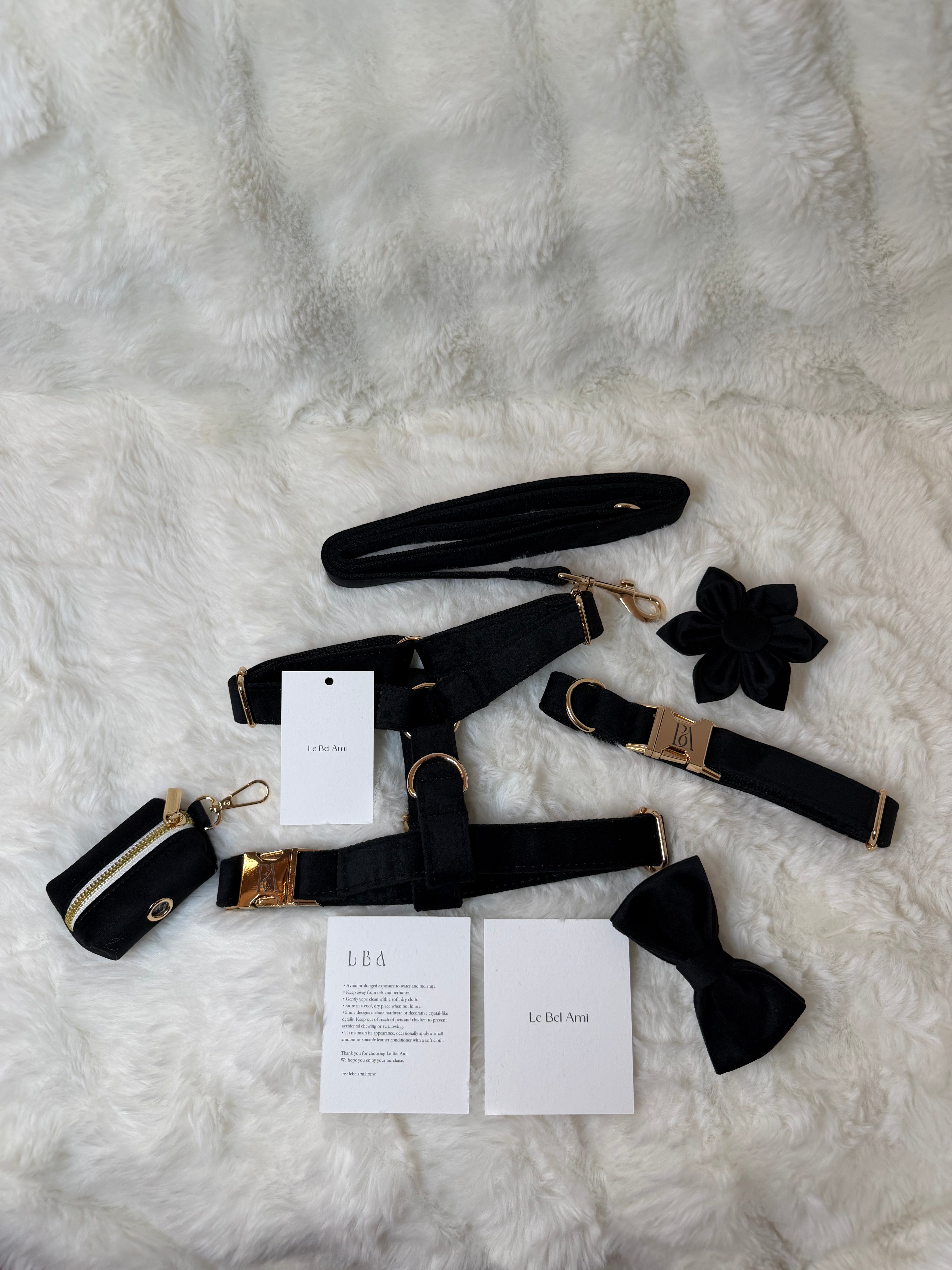 Noir Velvet Garden Set
