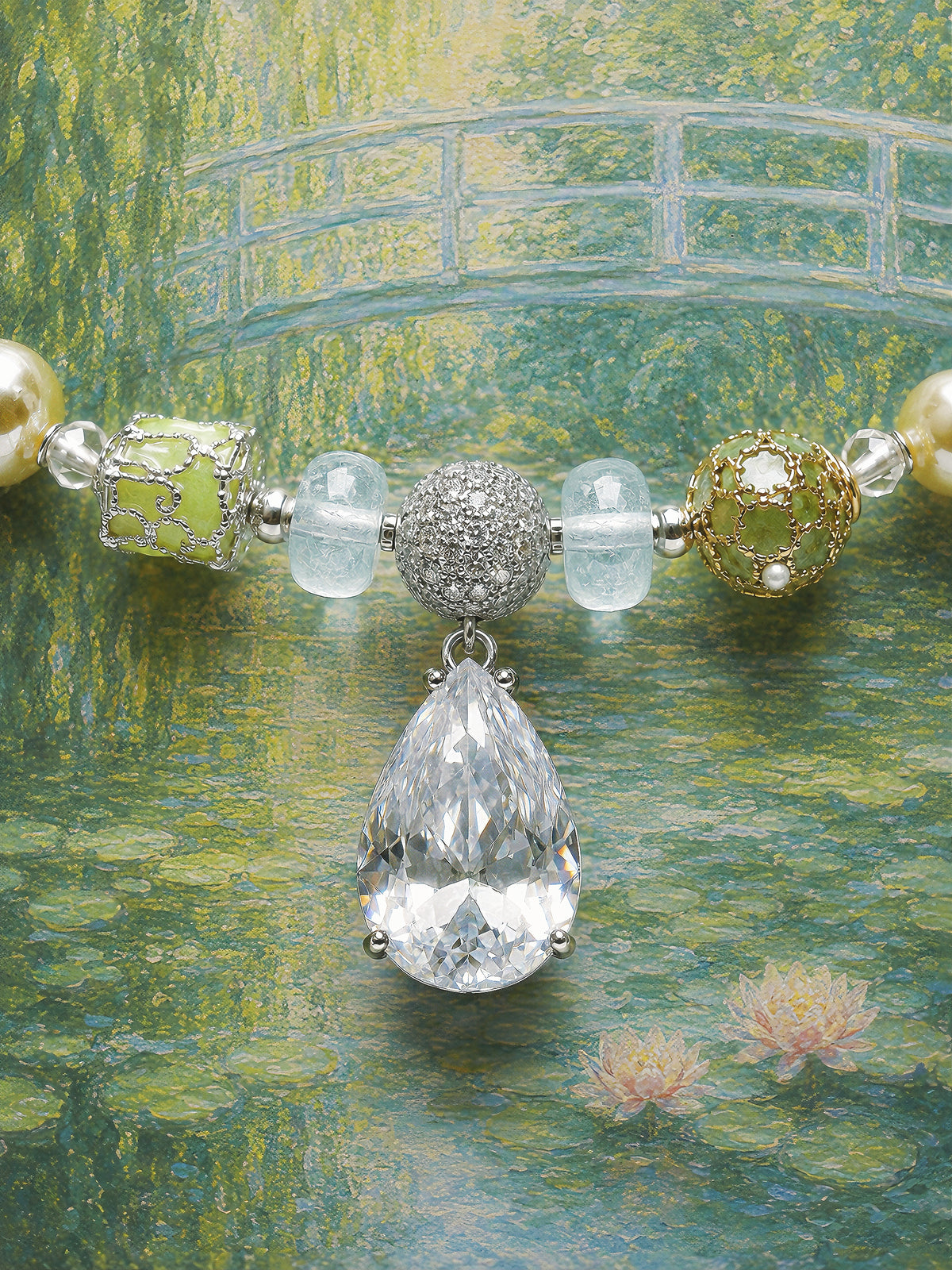 VERDURE | Luxury Pearl Dog Necklace | 35-40CM