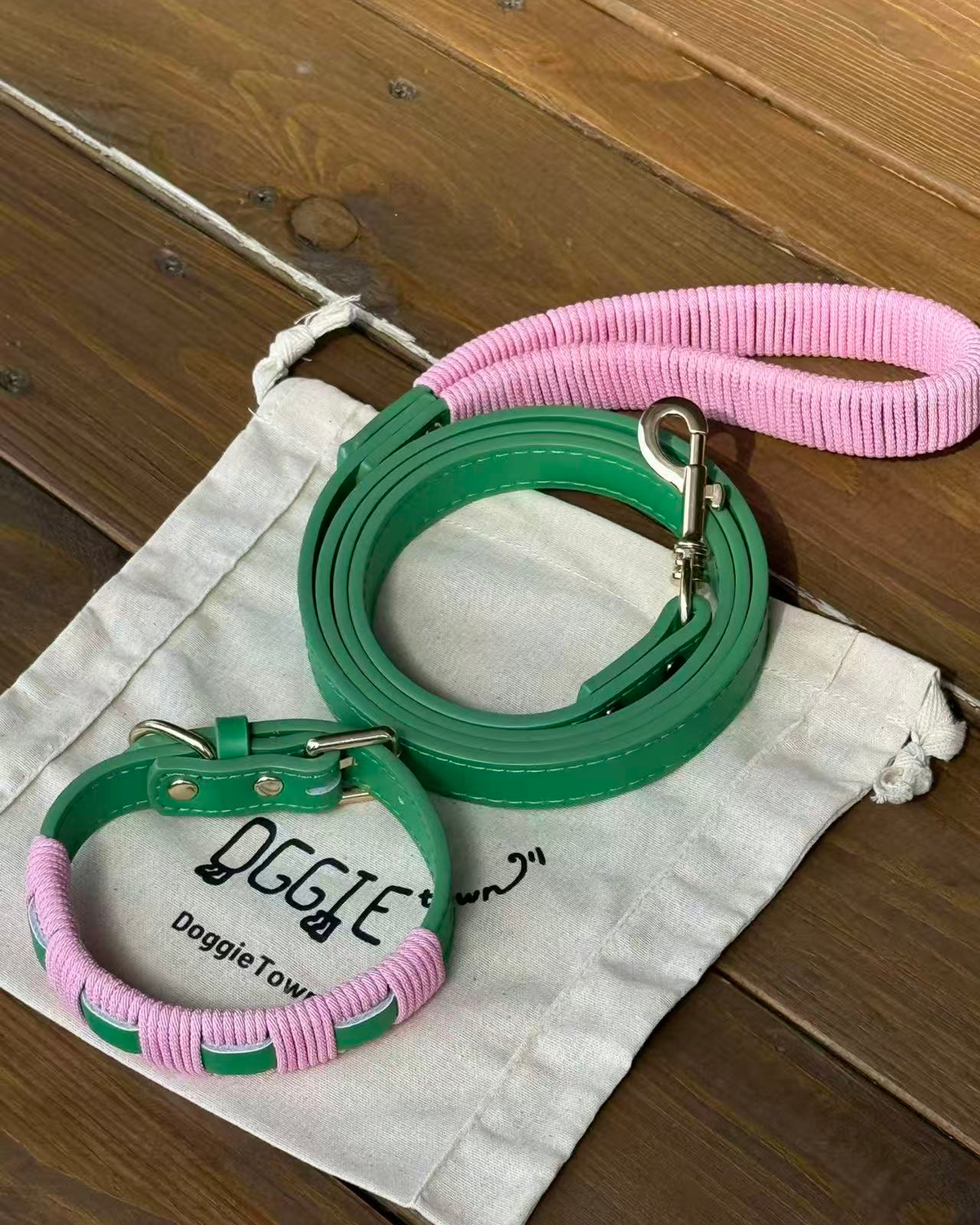 Green Energy Collar + Leash