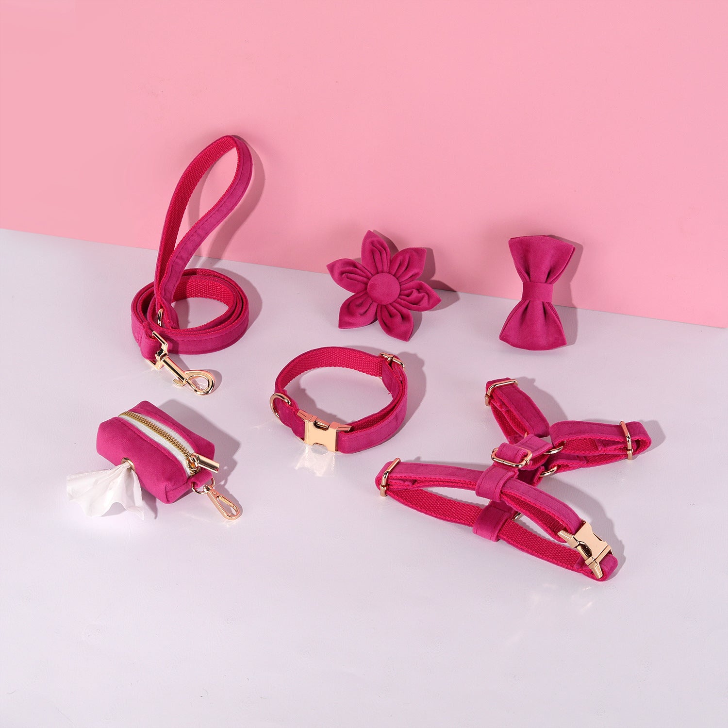 Rosé Velvet Garden Set