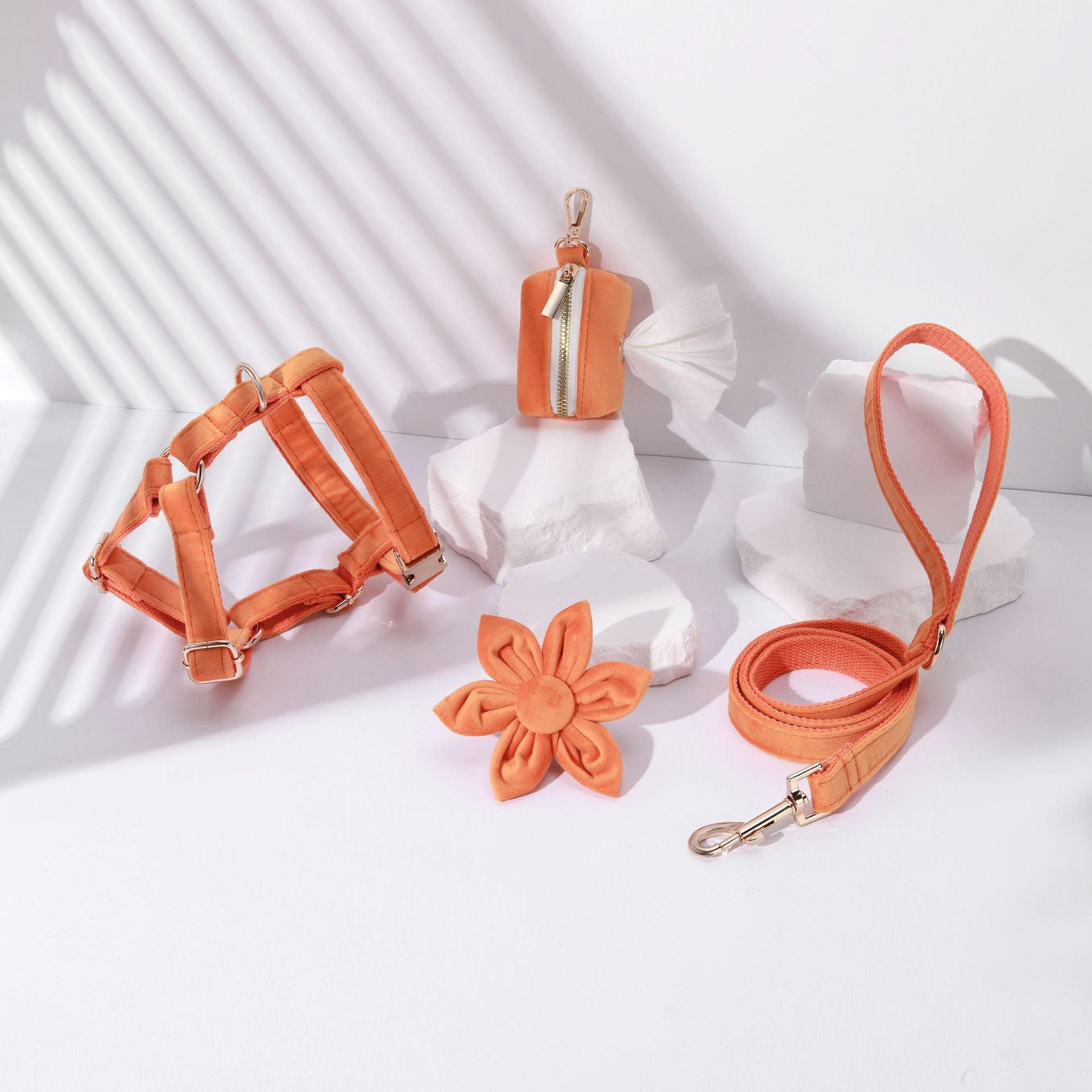 Orange Velvet Garden Set
